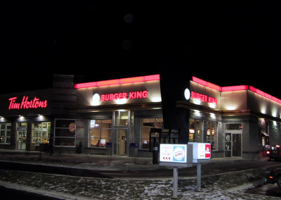 Combo Tim Hortons & Burger King, 8,000 sq. ft., La Prairie.